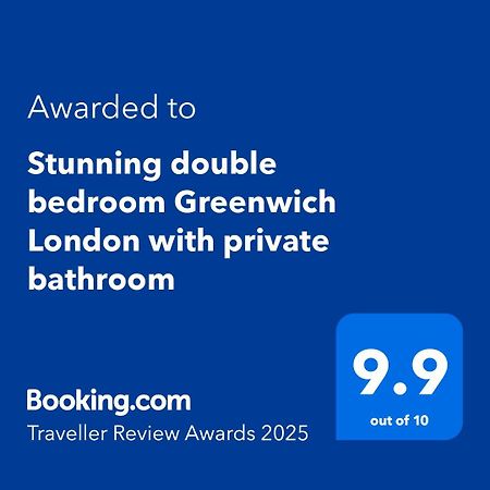 Stunning Double Bedroom Greenwich London With Private Bathroom Esterno foto